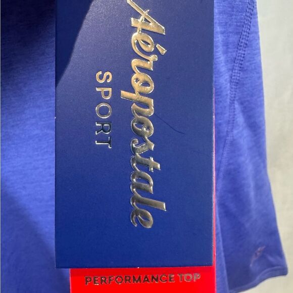 Aeropostale Sport purple racerback active tank size large NWT - Picture 4 of 7